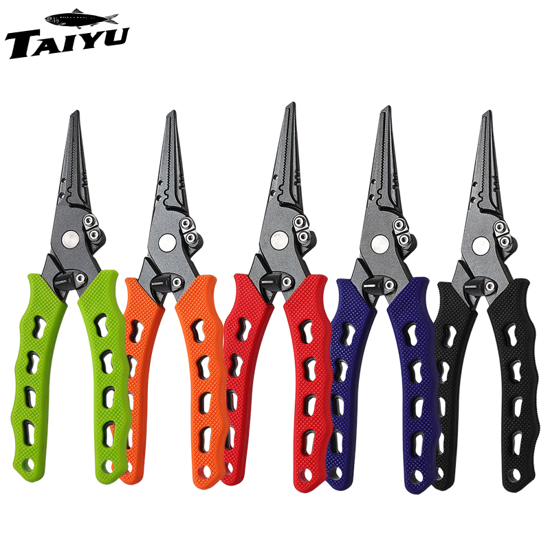 Fishing Line Cutter - TAIYU 5-color stainless steel lure pliers