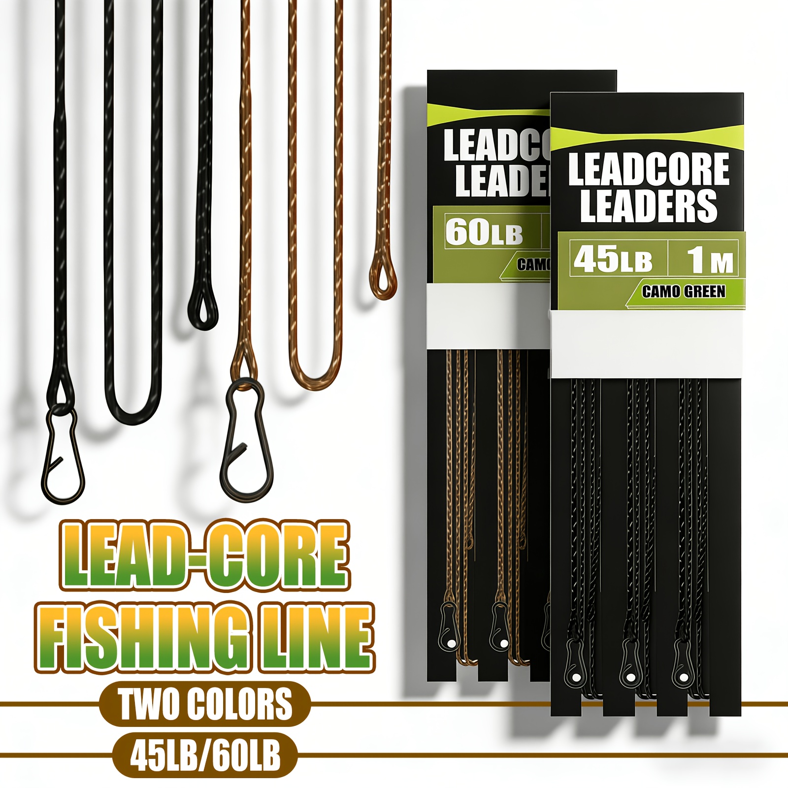 Leader Line - Carp Fishing Leadcore Leaders - 45lb/60lb