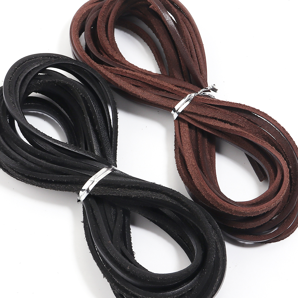 5yards 3mm Genuine Cow Leather - Braided Line 리뷰 및 가격