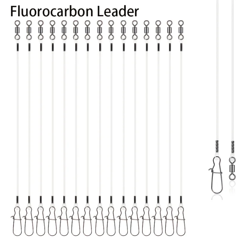 15pcs Fluorocarbon Wire Leader - Leader Line 리뷰 및 가격