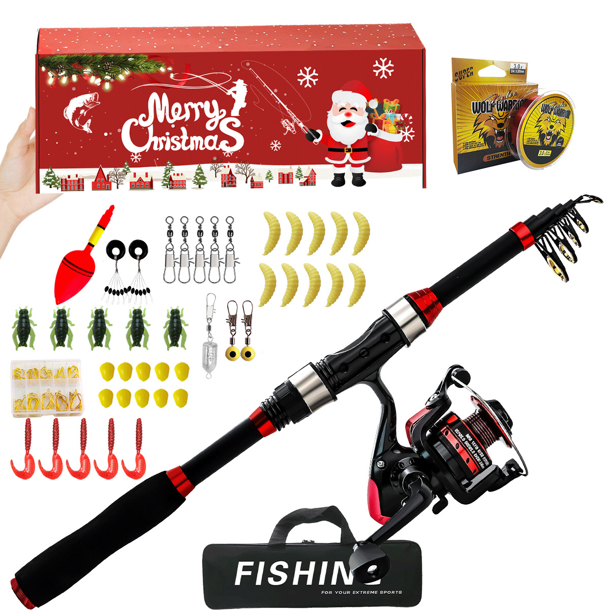 Fishing Tackle Christmas Set U - Freshwater Line 리뷰 및 가격