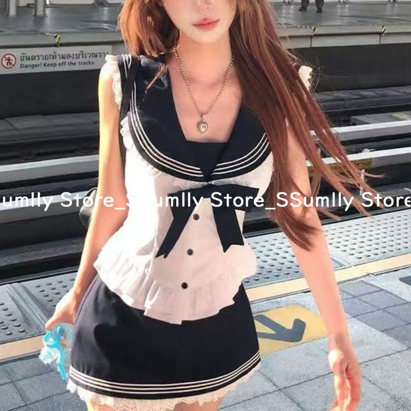 College Style Bow Sweet 2 Piec - Fly Line 리뷰 및 가격