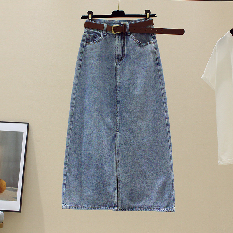 Sexy Wrap Buttocks Denim Skirt - Fly Line 리뷰 및 가격