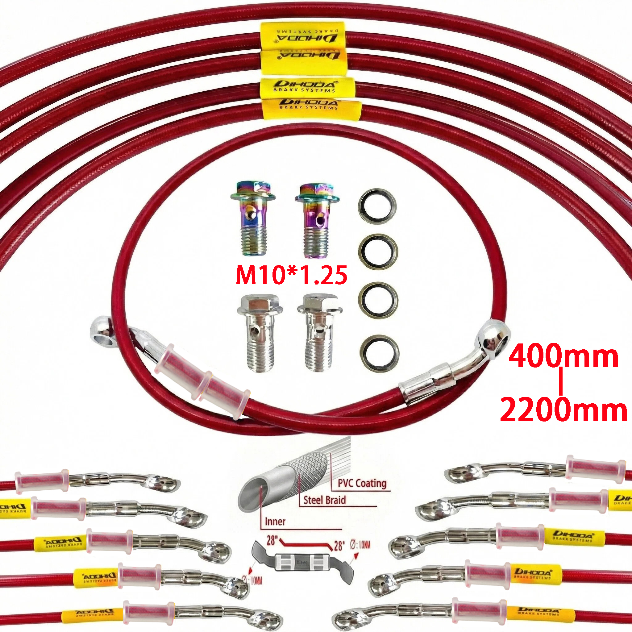 Universal 400-2400mm Motorcycl - Braided Line 리뷰 및 가격