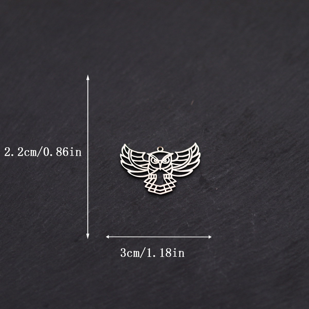 3pcs Owl Stainless Steel Charm - Fly Line 리뷰 및 가격
