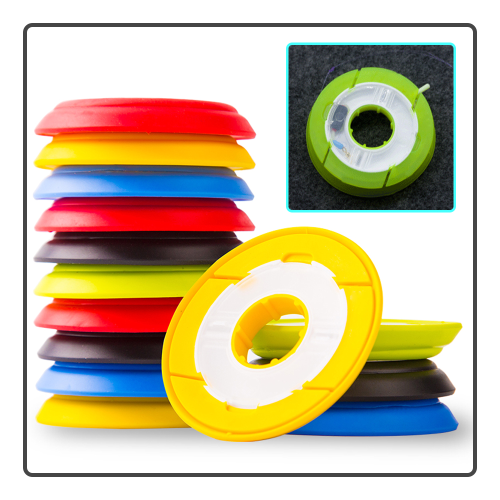 5pcs/lot Color Silicone Storag - Fishing Line Spool 리뷰 및 가격