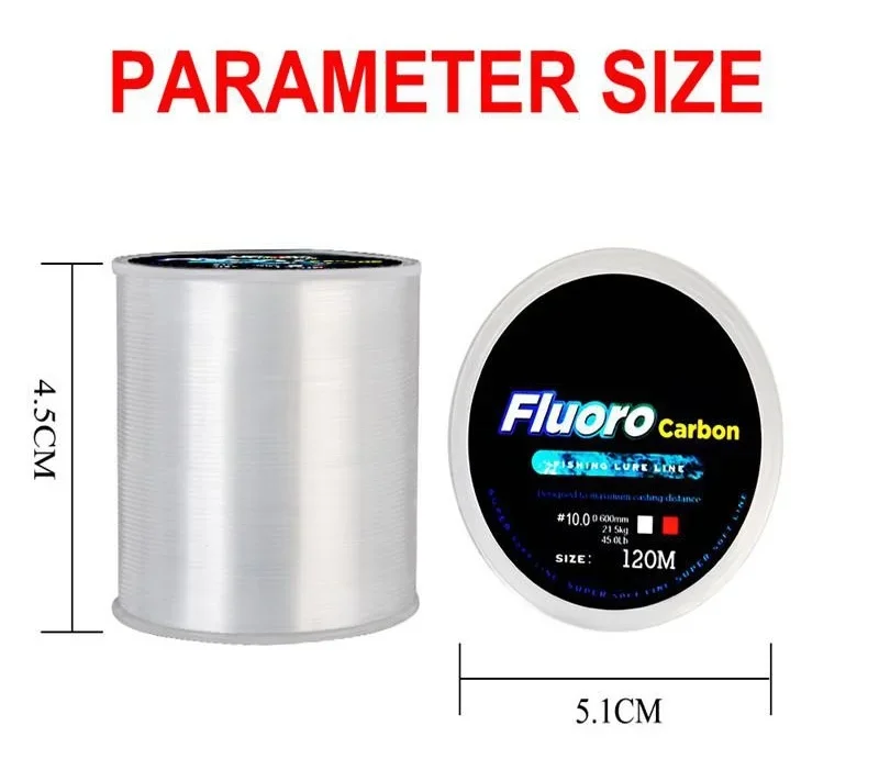 Fishing Line 120M 0.20mm-0.60m - Fluorocarbon Line 리뷰 및 가격